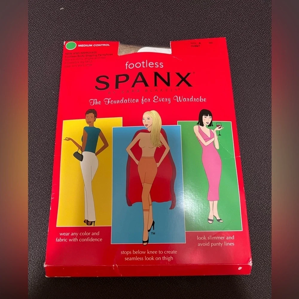 Spanx Footless Bodyshaping Medium Control Pantyhose Nude